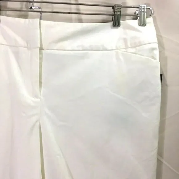 NEW Worthington White Modern Fit Slim Crop Pants New With Tags Womens 18W - Picture 3 of 4